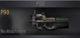P90 with ACOG Scope